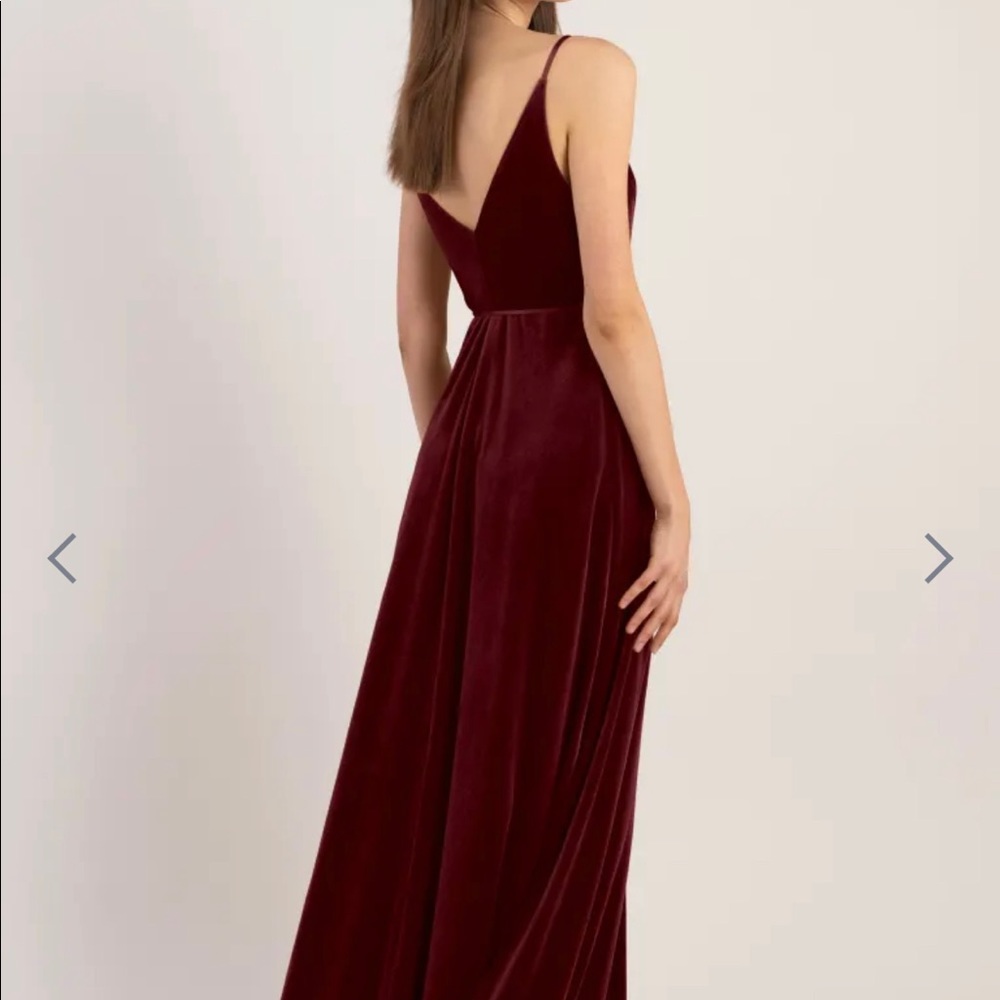 Jenny Yoo Andi velvet bridesmaids dress